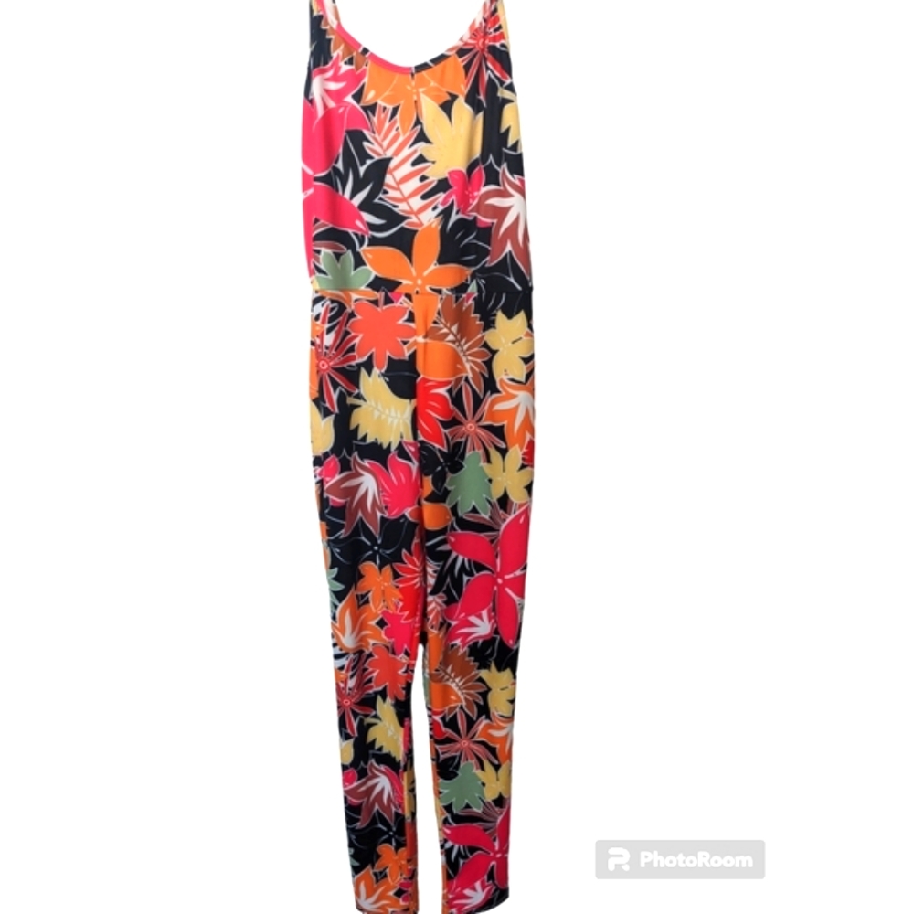 Tropical Print Jumpsuit- Never Worn!